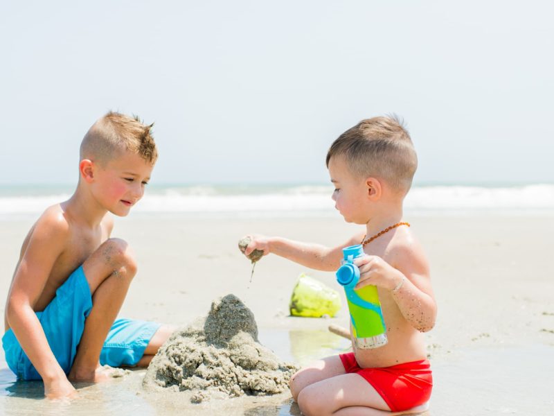 kleine giraf zomer